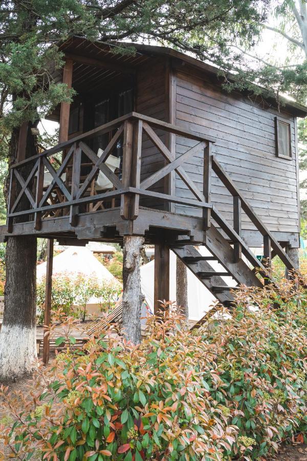 Nisi Glamping Hotel Paralia Rachon Bagian luar foto