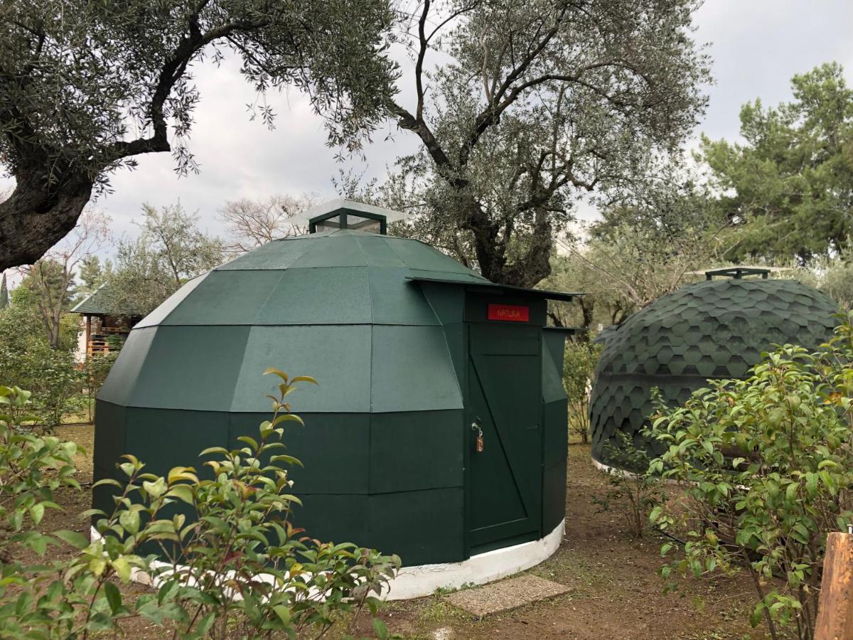 Nisi Glamping Hotel Paralia Rachon Bagian luar foto